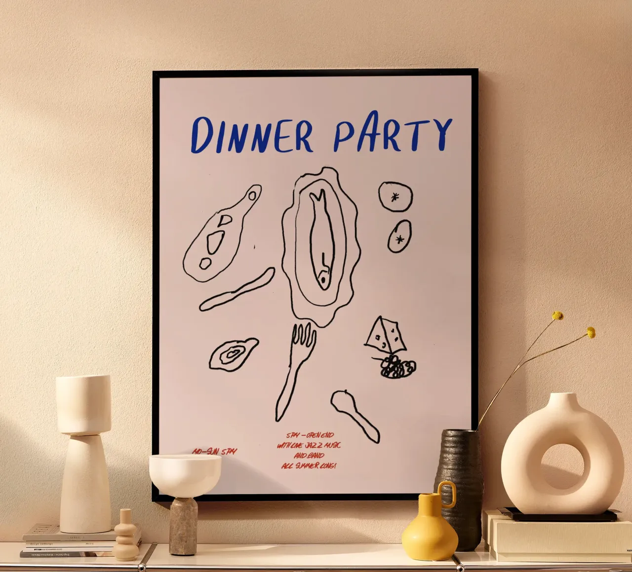 Dinner Party poster da treechild