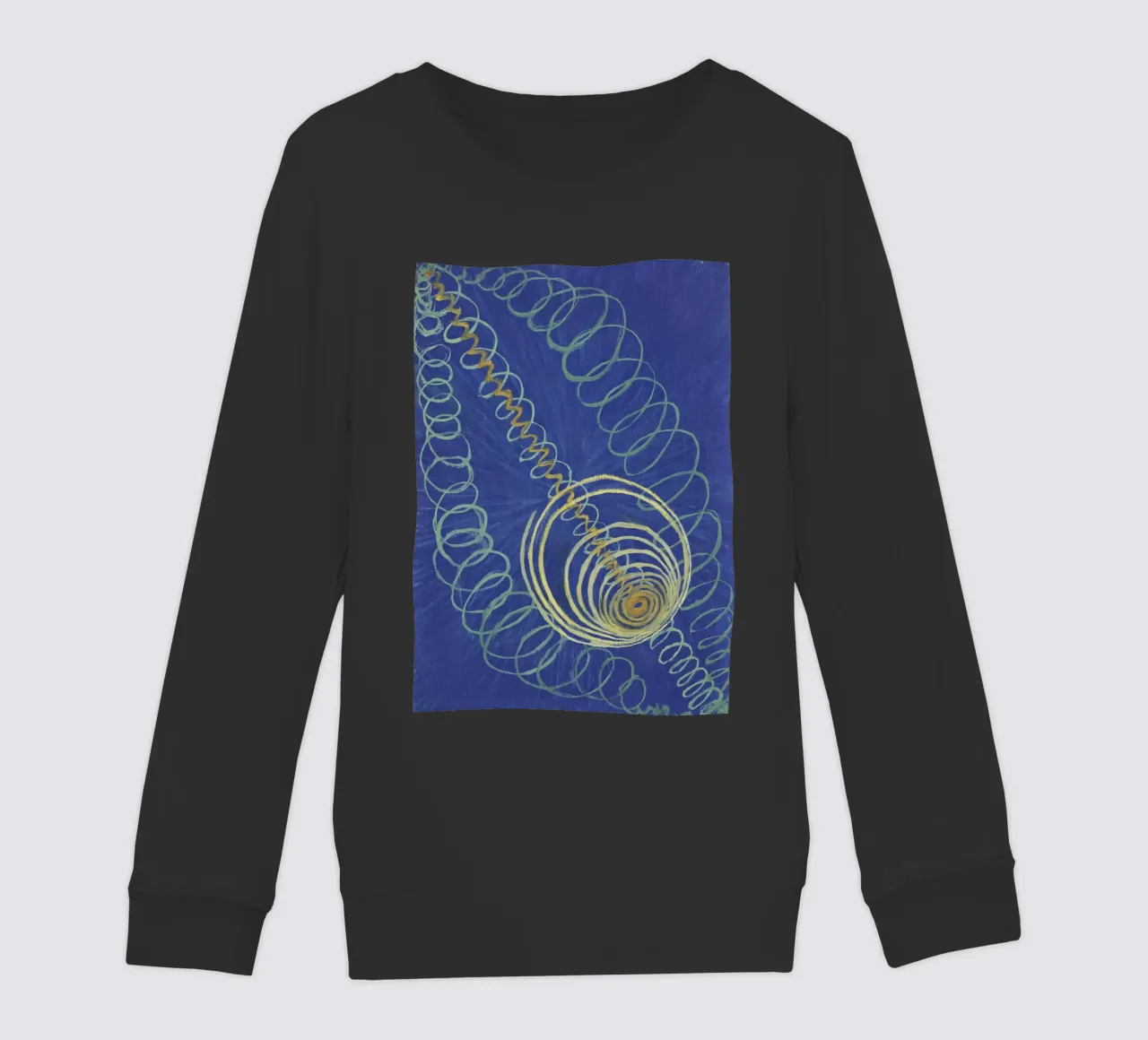 Hilma af Klint - Caos primordiale, n.16 (1907) felpa bambino da William Store