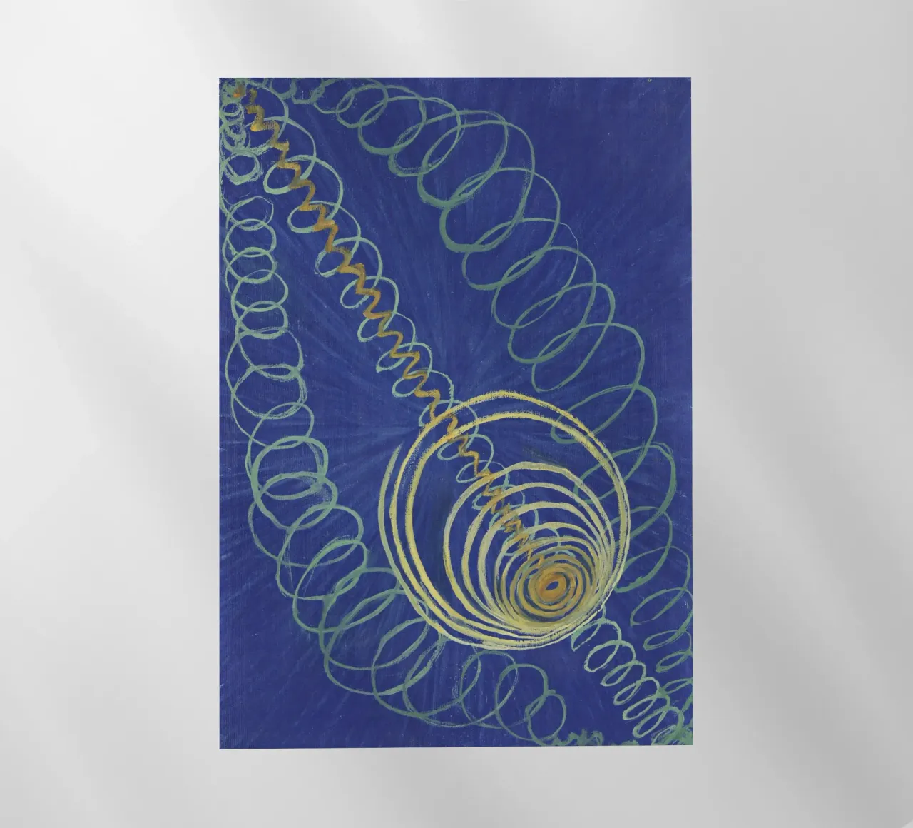 Hilma af Klint - Caos primordiale, n.16 (1907) pellicola backlit da William Store