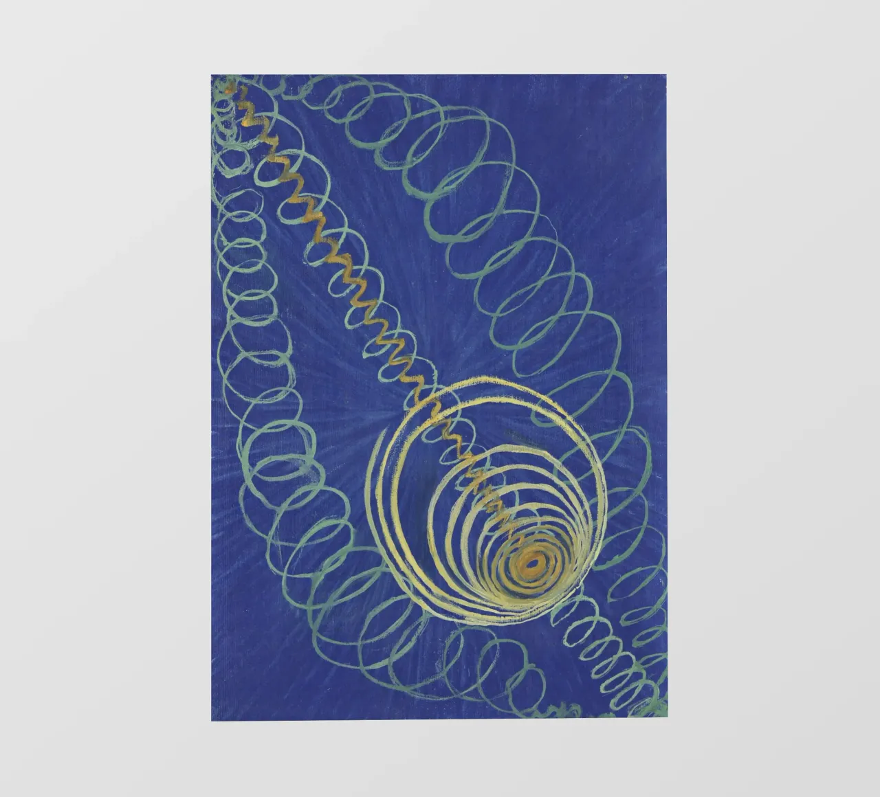 Hilma af Klint - Caos primordiale, n.16 (1907) pellicola backlit da William Store