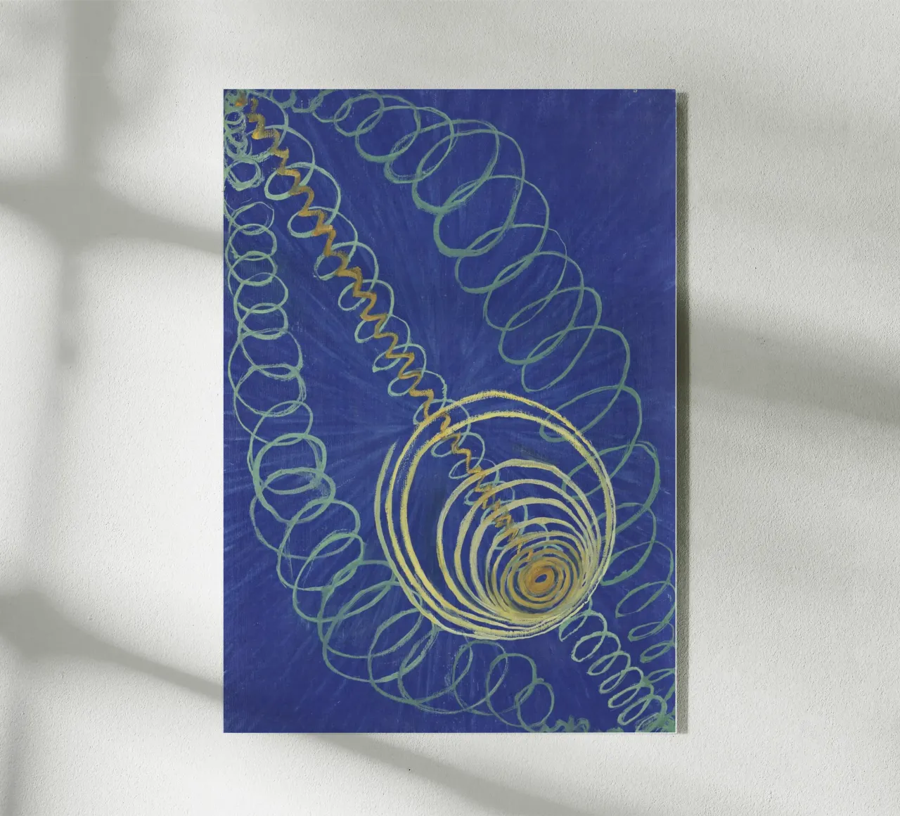 Hilma af Klint - Caos primordiale, n.16 (1907) plexiglass da William Store