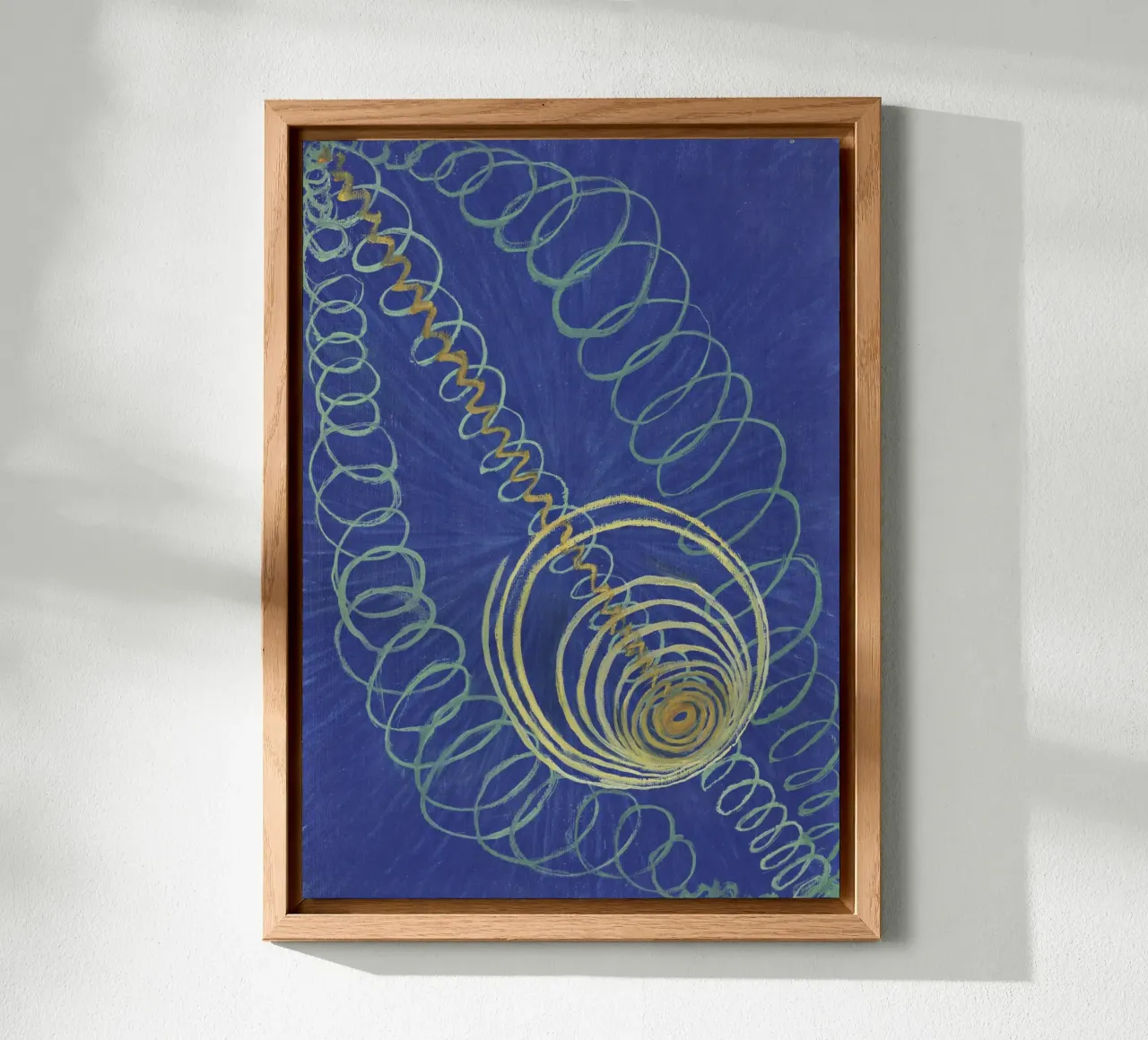 Hilma af Klint - Caos primordiale, n.16 (1907) alluminio dibond da William Store
