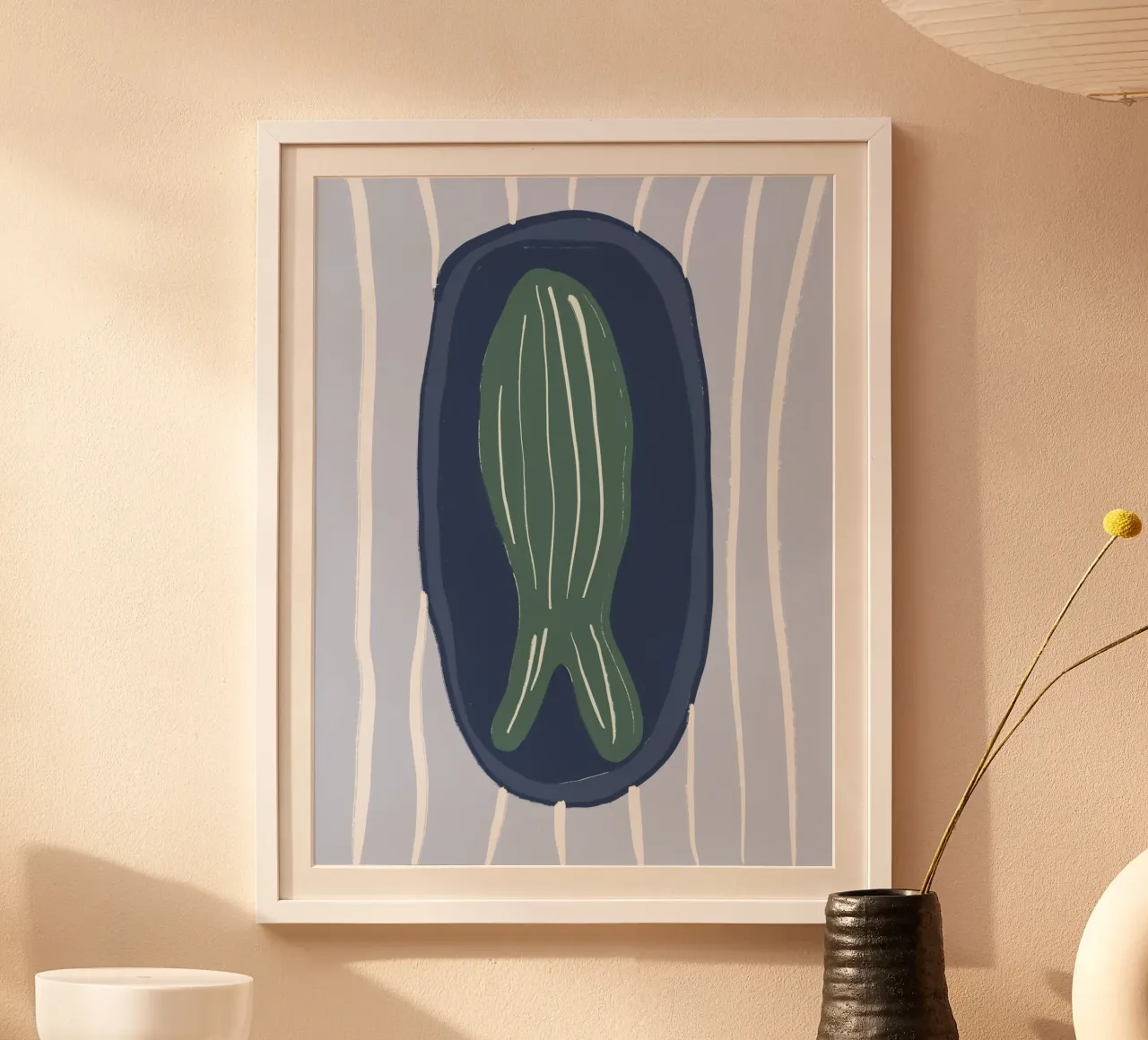 Fish on Plate poster da treechild