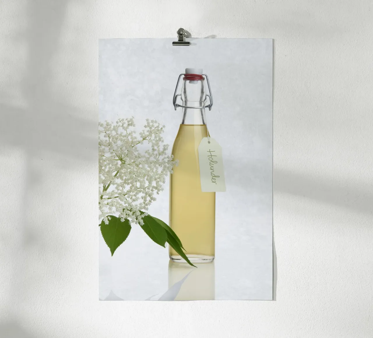 Sciroppo di fiori di sambuco carta hahnemühle da Barbara Buderath Fotodesign