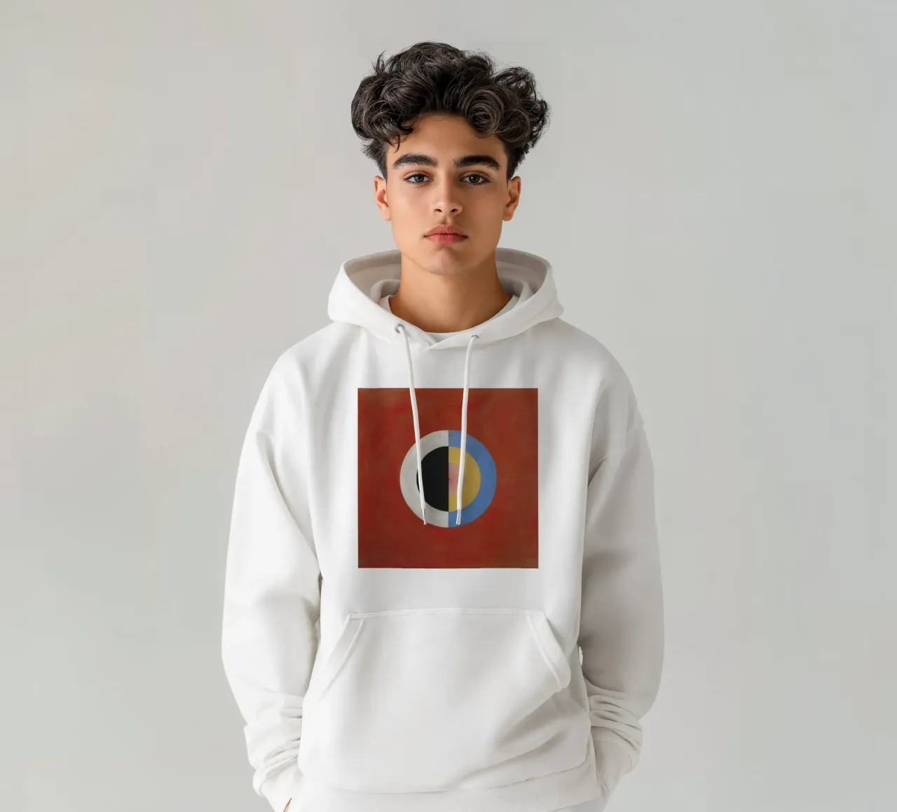 Hilma af Klint - Il cigno (n. 17) felpa con cappuccio da William Store