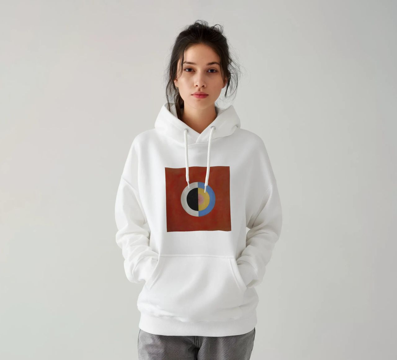 Hilma af Klint - Il cigno (n. 17) felpa con cappuccio da William Store