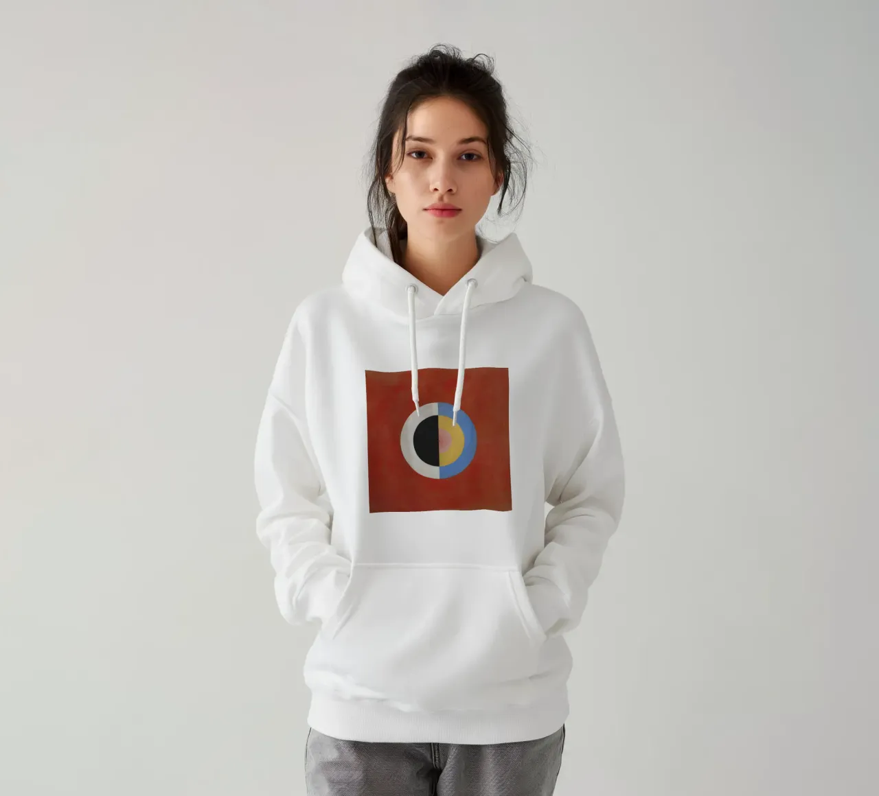 Hilma af Klint - Il cigno (n. 17) felpa con cappuccio da William Store