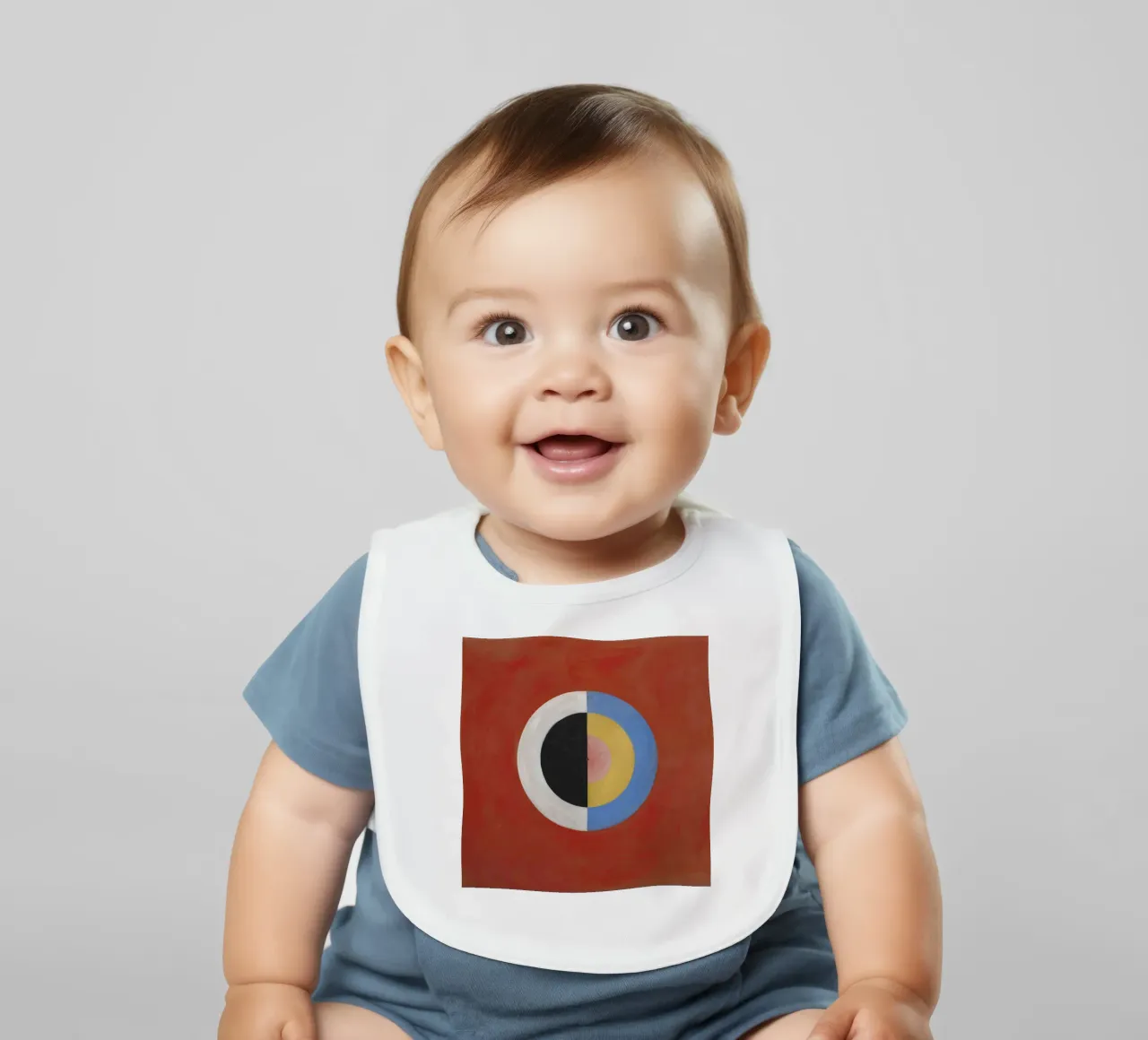 Hilma af Klint - Il cigno (n. 17) bavaglino da William Store