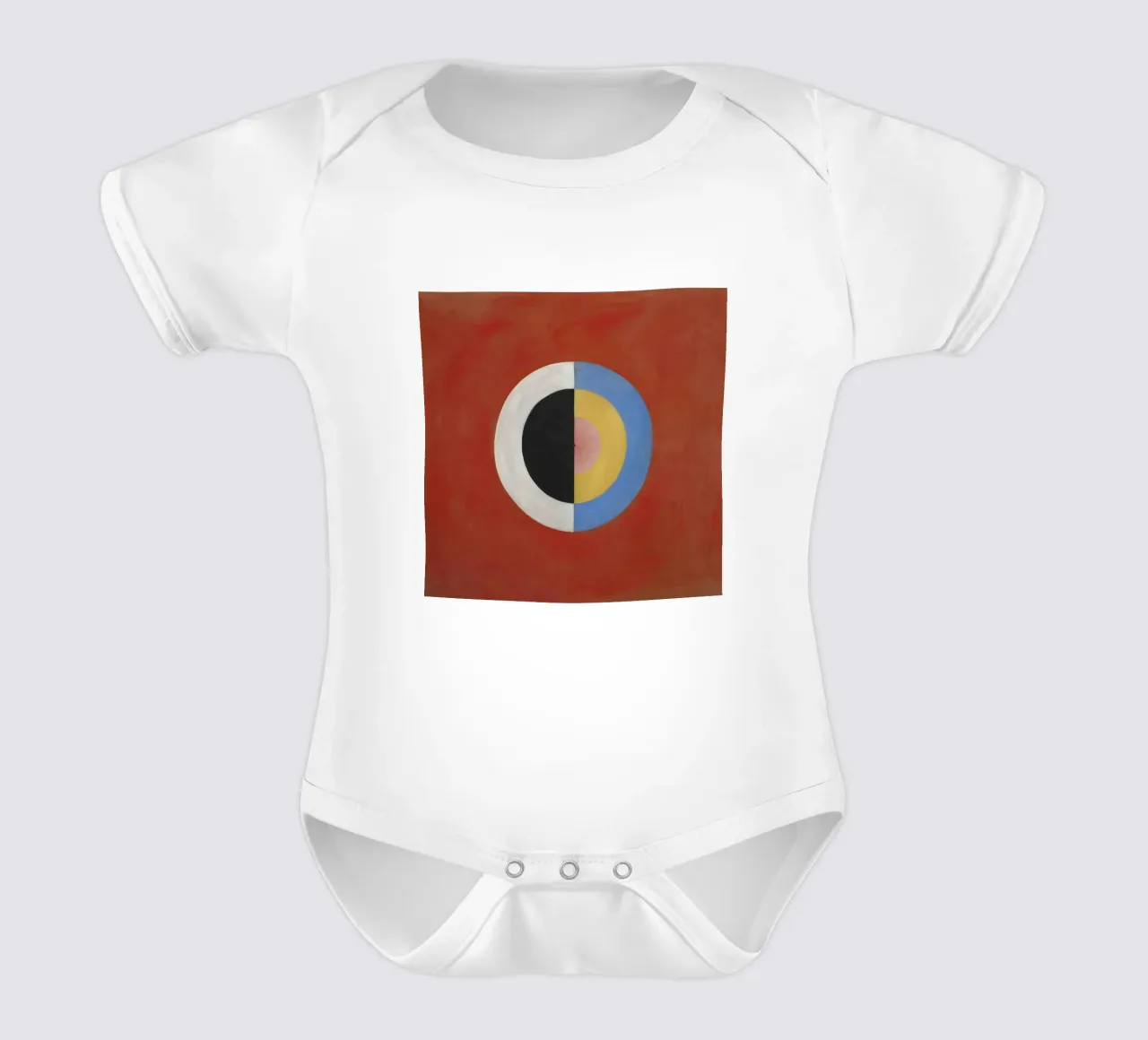 Hilma af Klint - Il cigno (n. 17) body neonato maniche corte da William Store