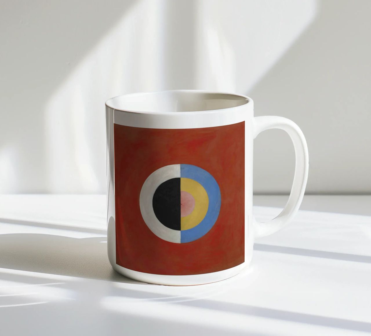 Hilma af Klint - Il cigno (n. 17) tazza in ceramica da William Store