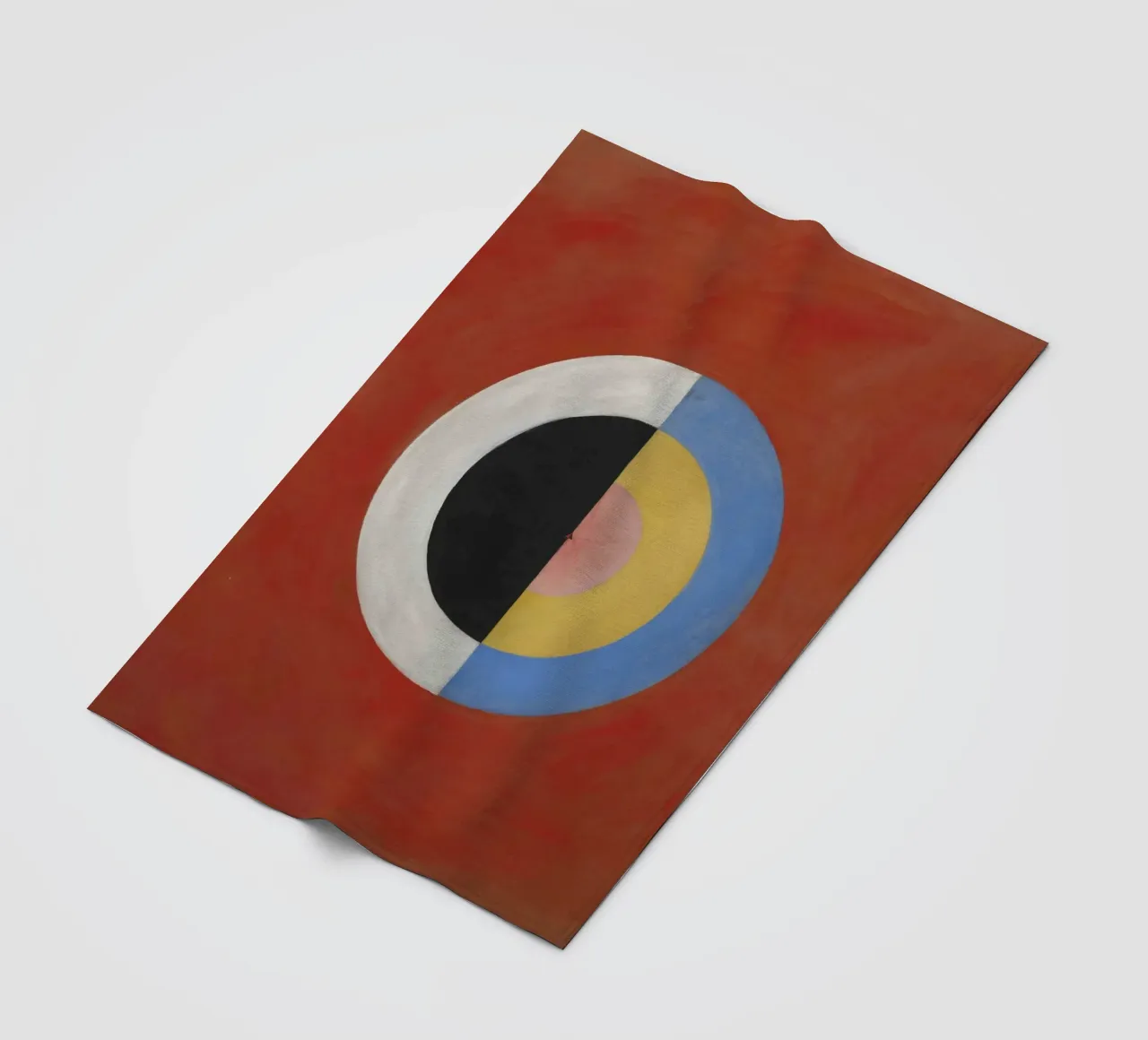 Hilma af Klint - Il cigno (n. 17) coperta in pile da William Store