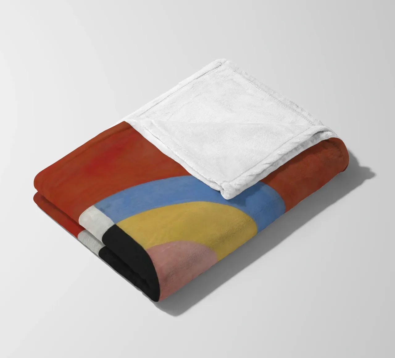 Hilma af Klint - Il cigno (n. 17) coperta in pile da William Store