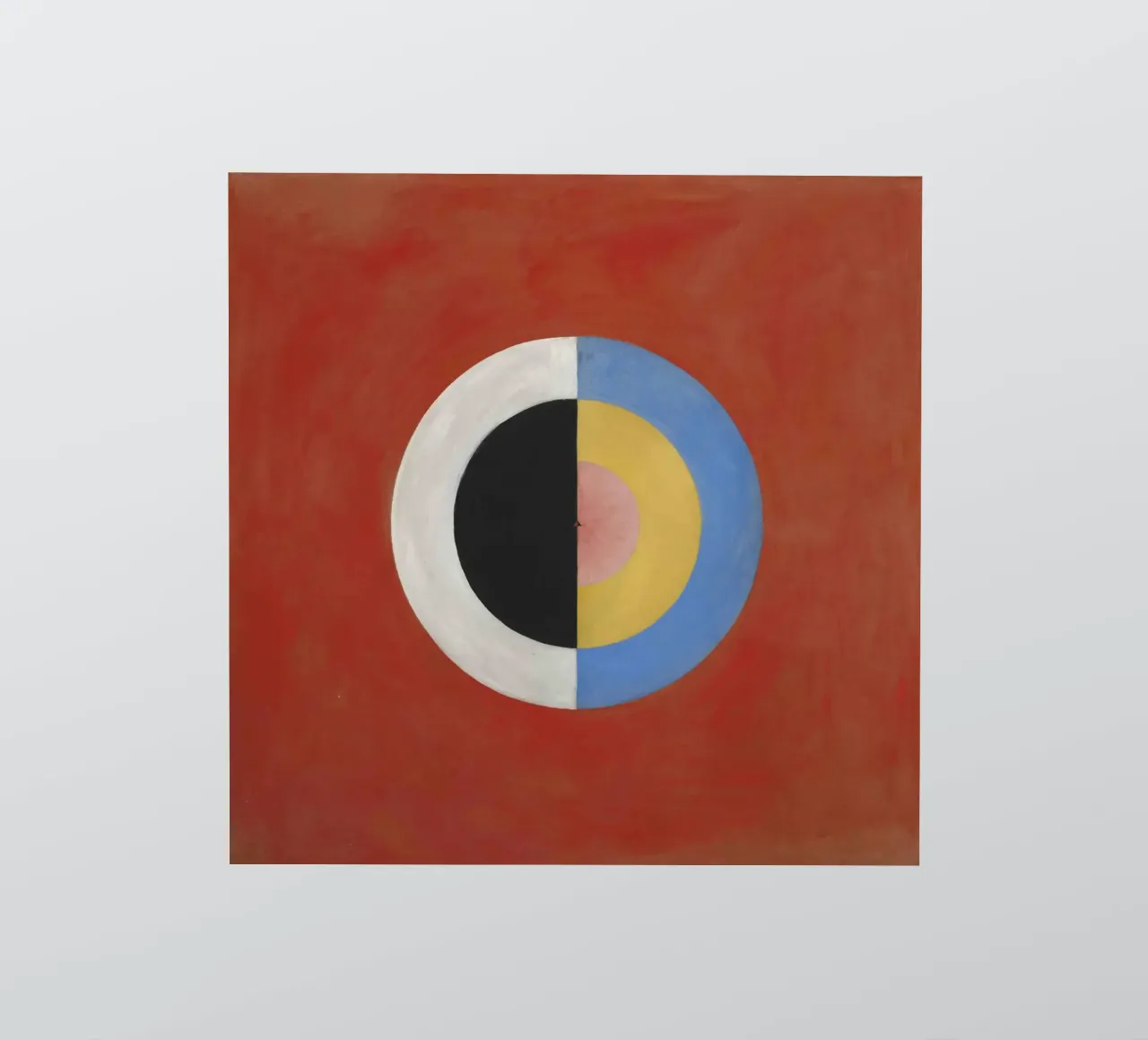 Hilma af Klint - El cisne (nº 17) pegatina de William Store