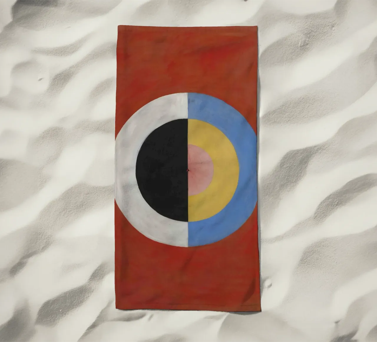 Hilma af Klint - Il cigno (n. 17) telo mare da William Store