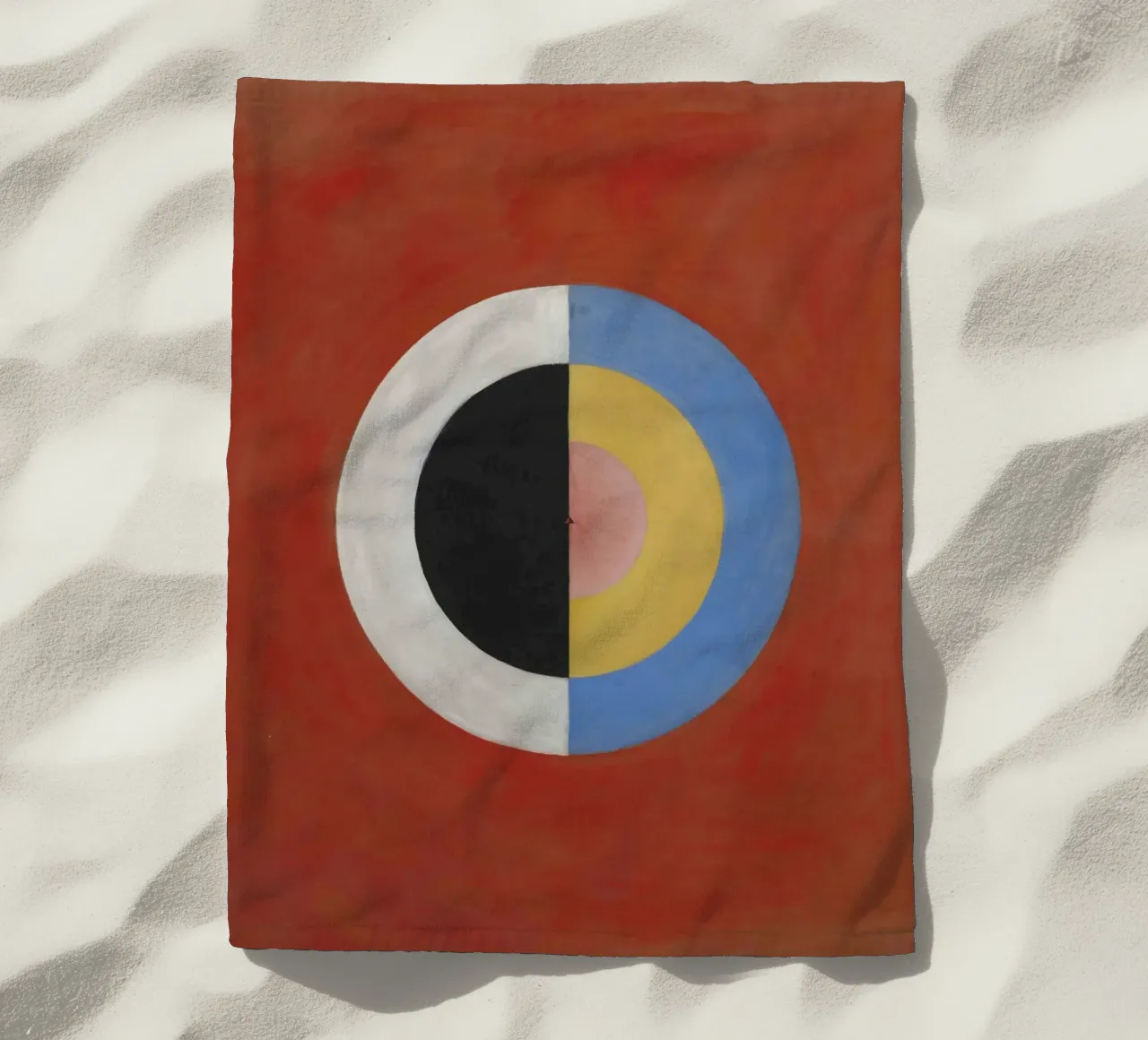 Hilma af Klint - Il cigno (n. 17) telo mare da William Store