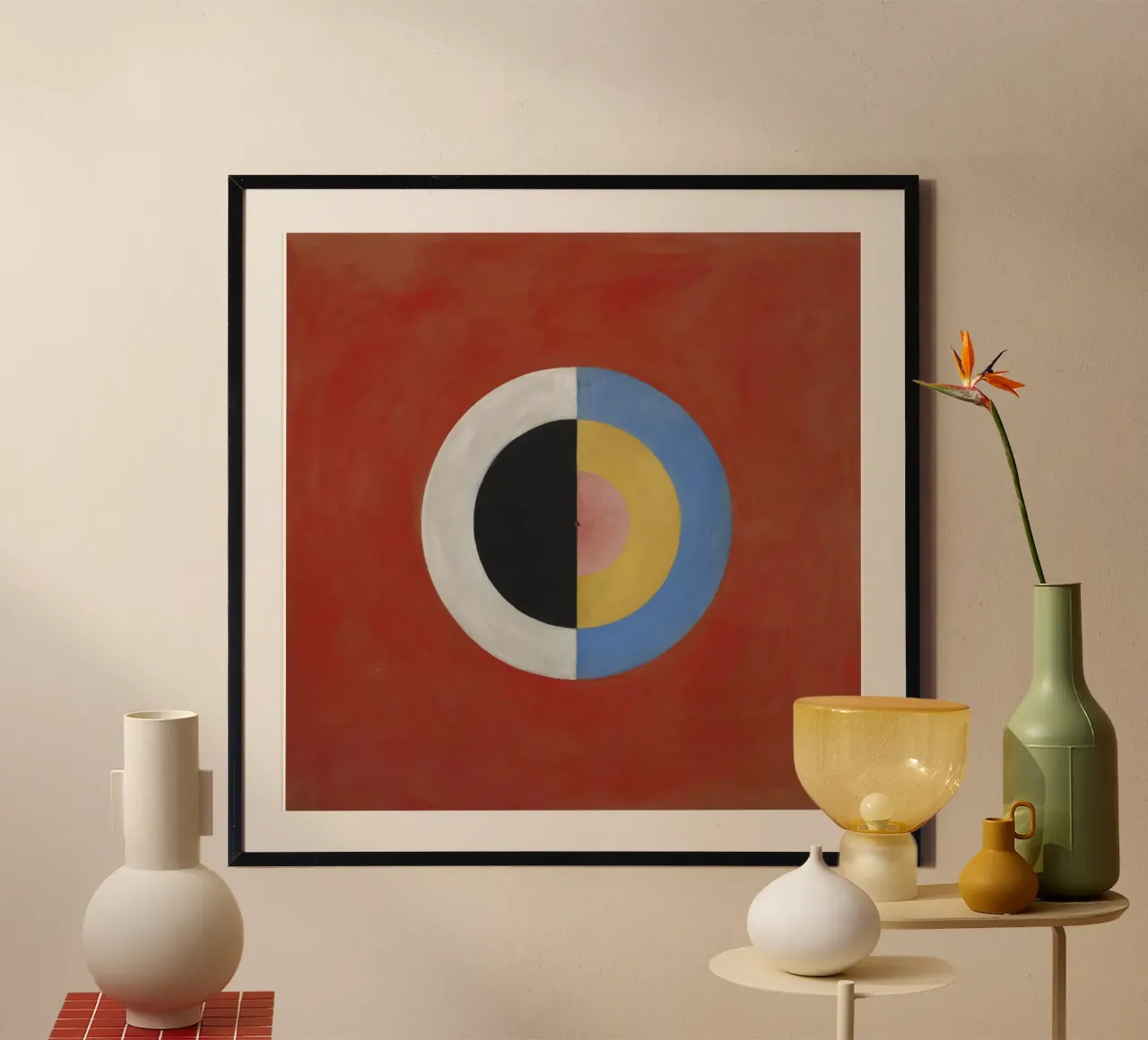Hilma af Klint - Il cigno (n. 17) carta hahnemühle da William Store