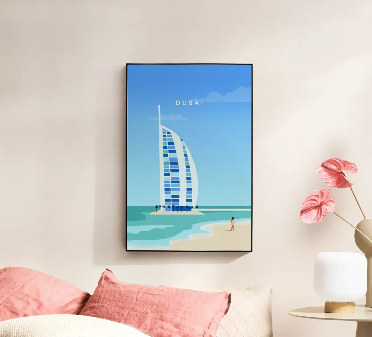 Dubai acrylic glass by Katinka Reinke