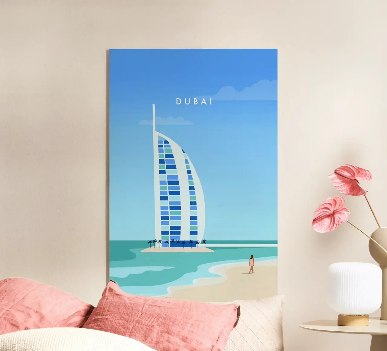 Dubai acrylic glass by Katinka Reinke