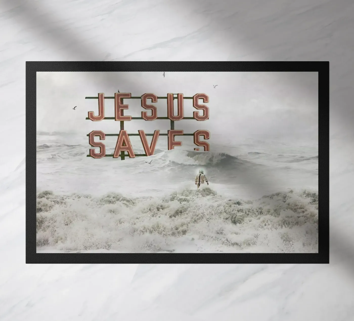 God Help Us paillasson de Jason Brueck