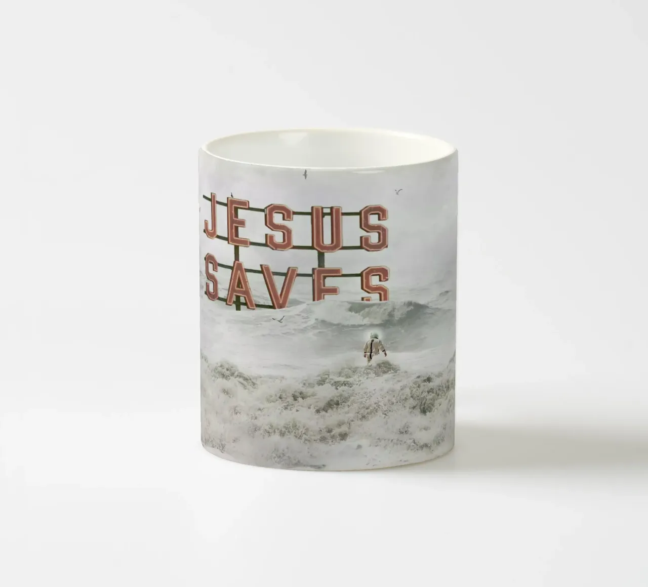 God Help Us tazza in ceramica da Jason Brueck