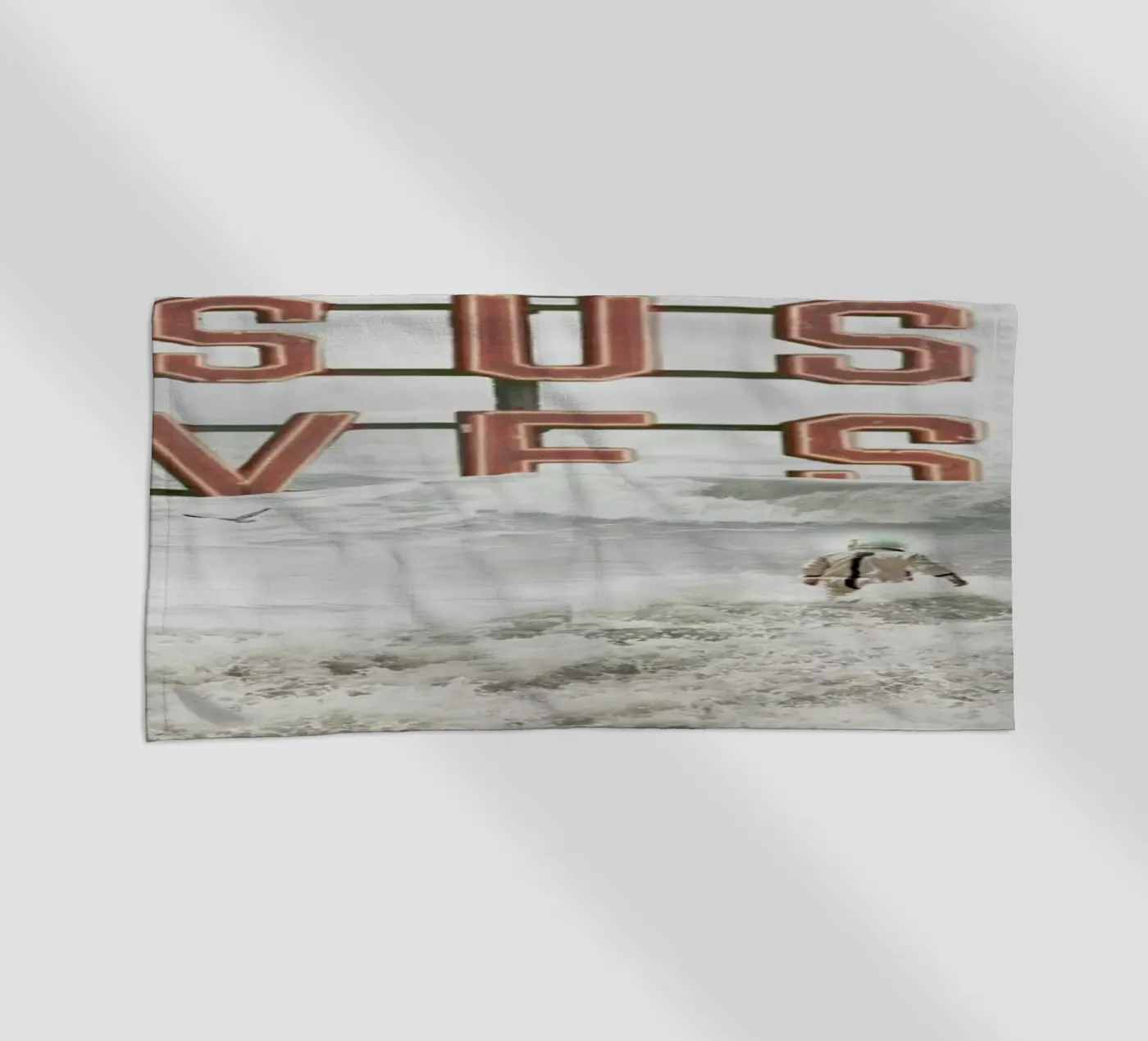 God Help Us strandhanddoek van Jason Brueck