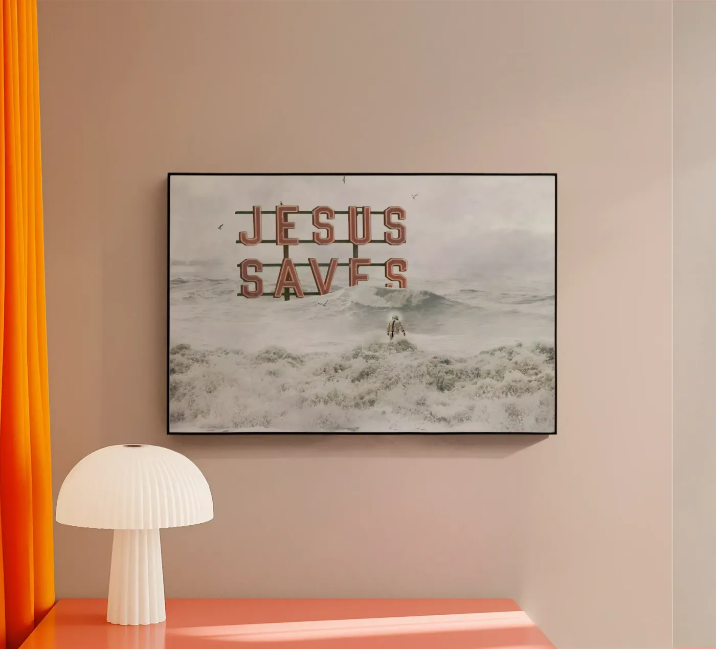 God Help Us acryl van Jason Brueck