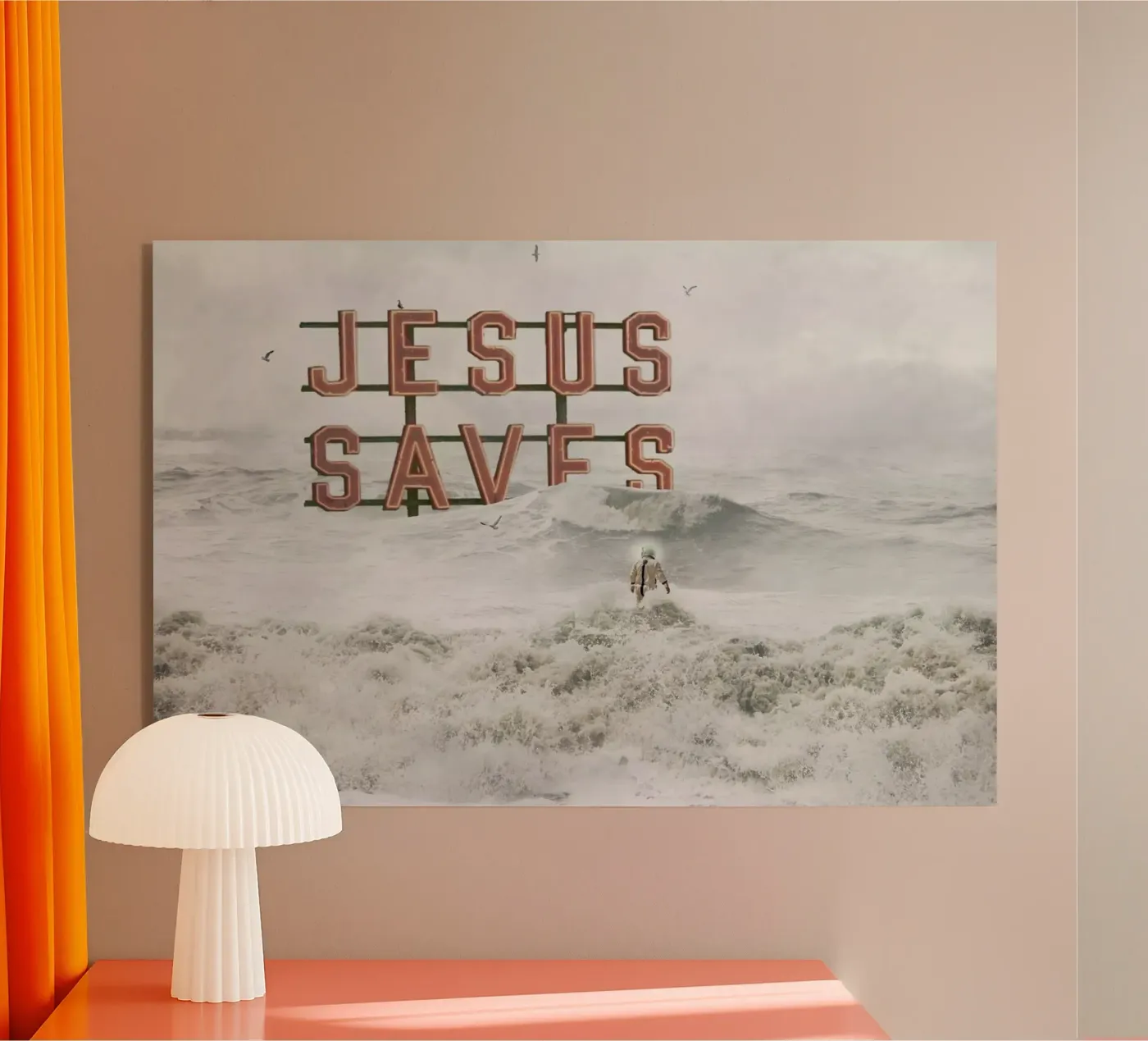 God Help Us acryl van Jason Brueck