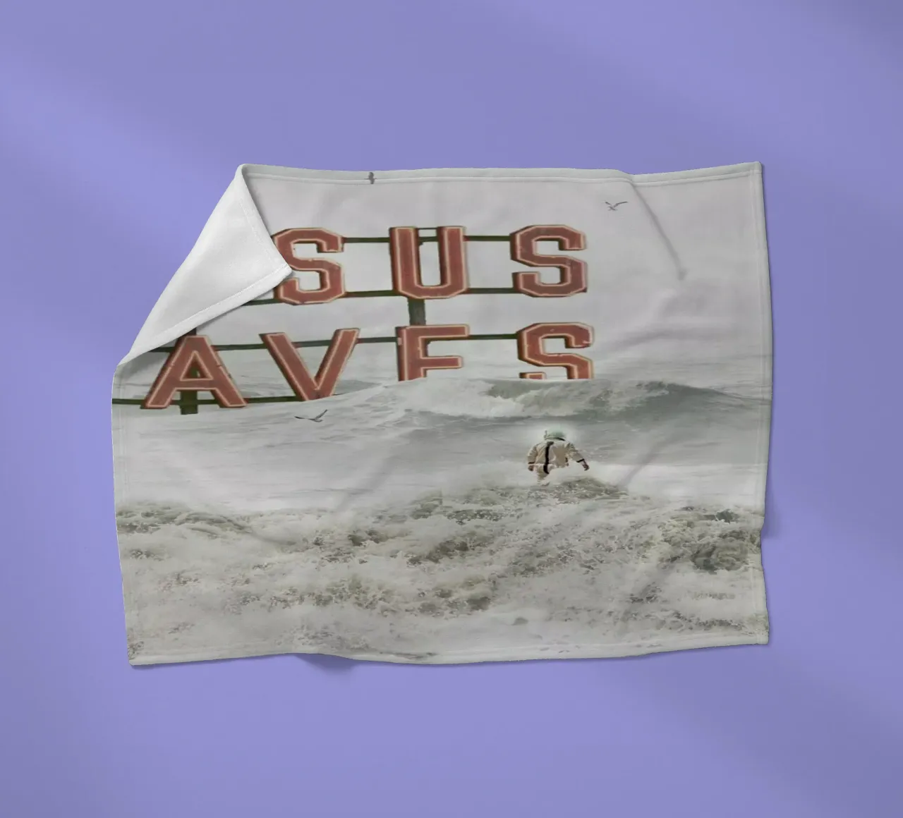 God Help Us fleecedeken van Jason Brueck