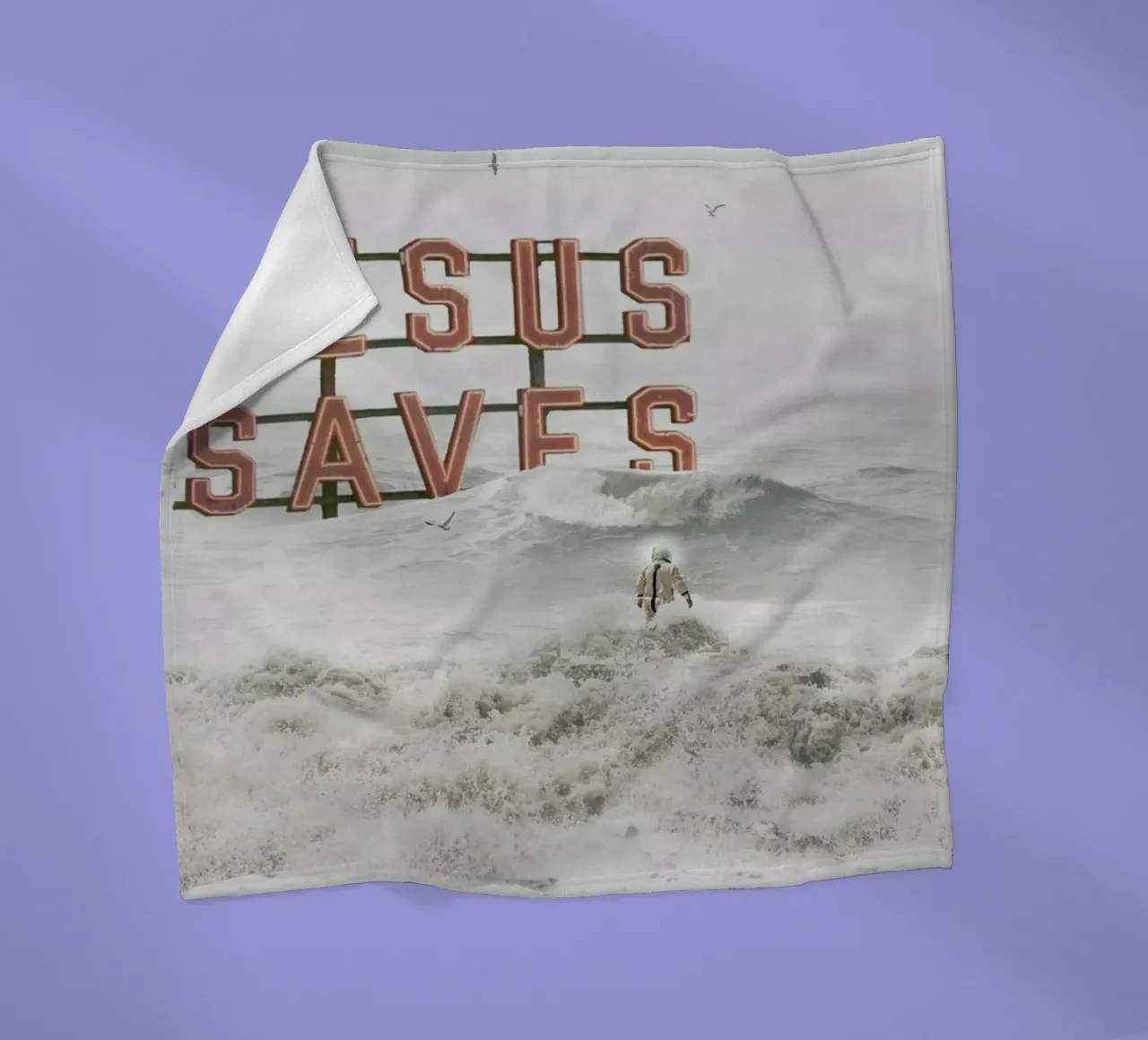 God Help Us fleecedeken van Jason Brueck