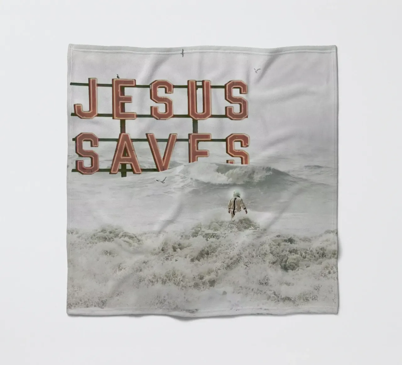 God Help Us fleecedeken van Jason Brueck