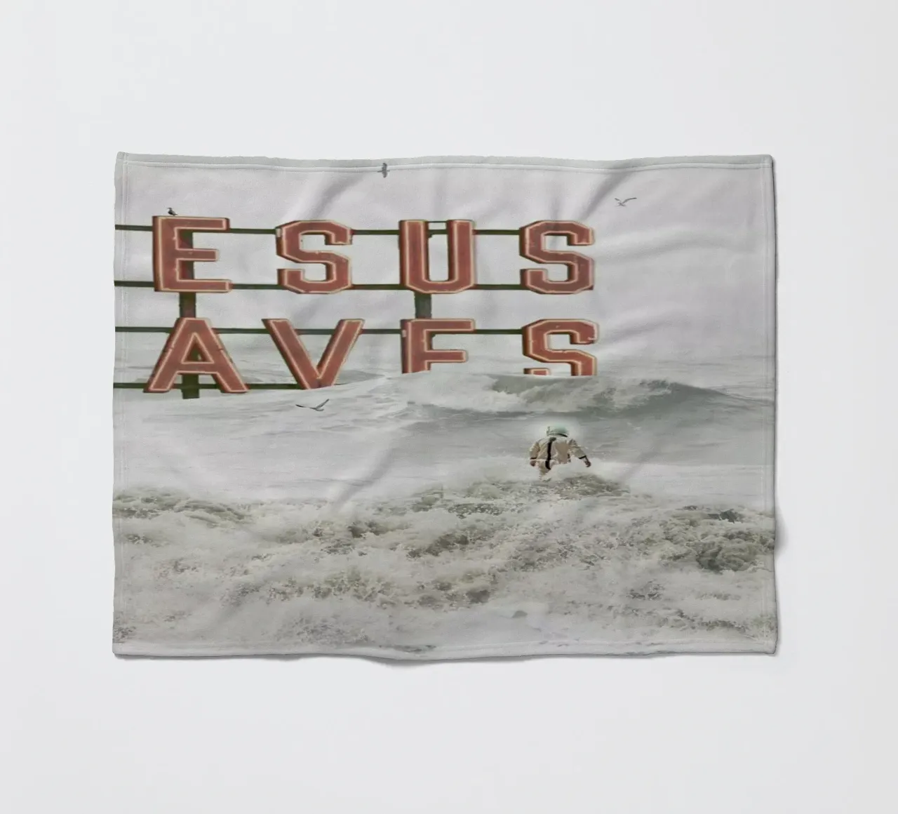 God Help Us fleecedeken van Jason Brueck