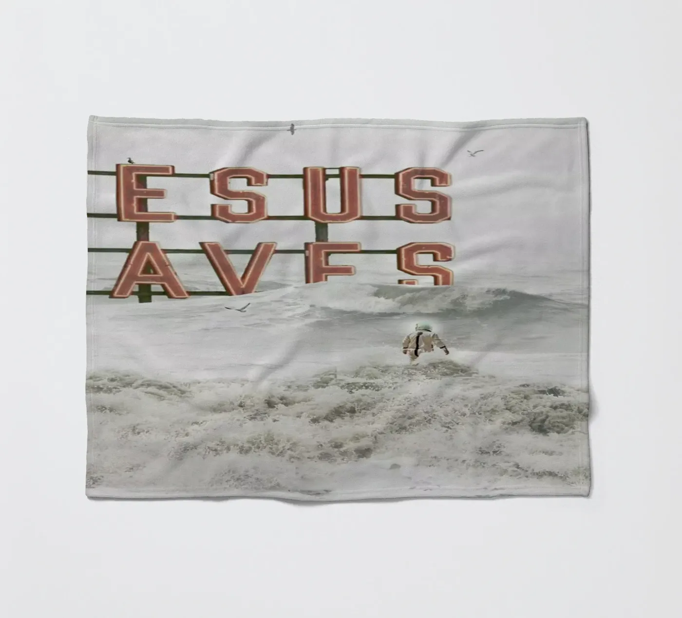 God Help Us fleecedeken van Jason Brueck