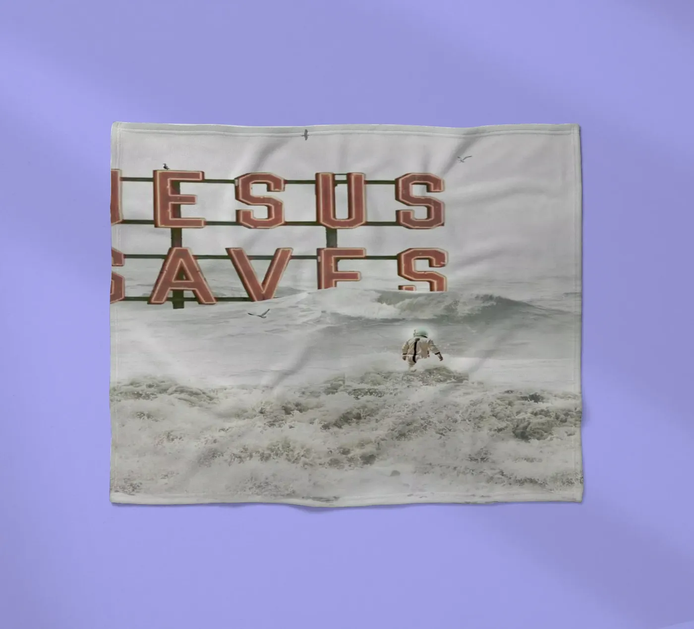 God Help Us fleecedeken van Jason Brueck