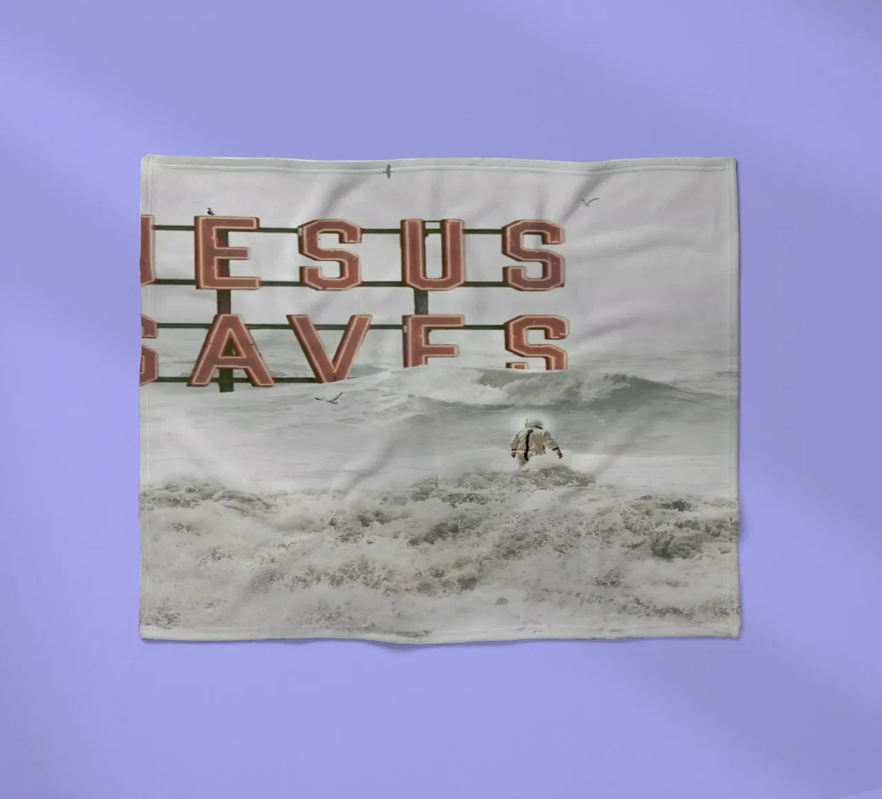 God Help Us fleecedeken van Jason Brueck