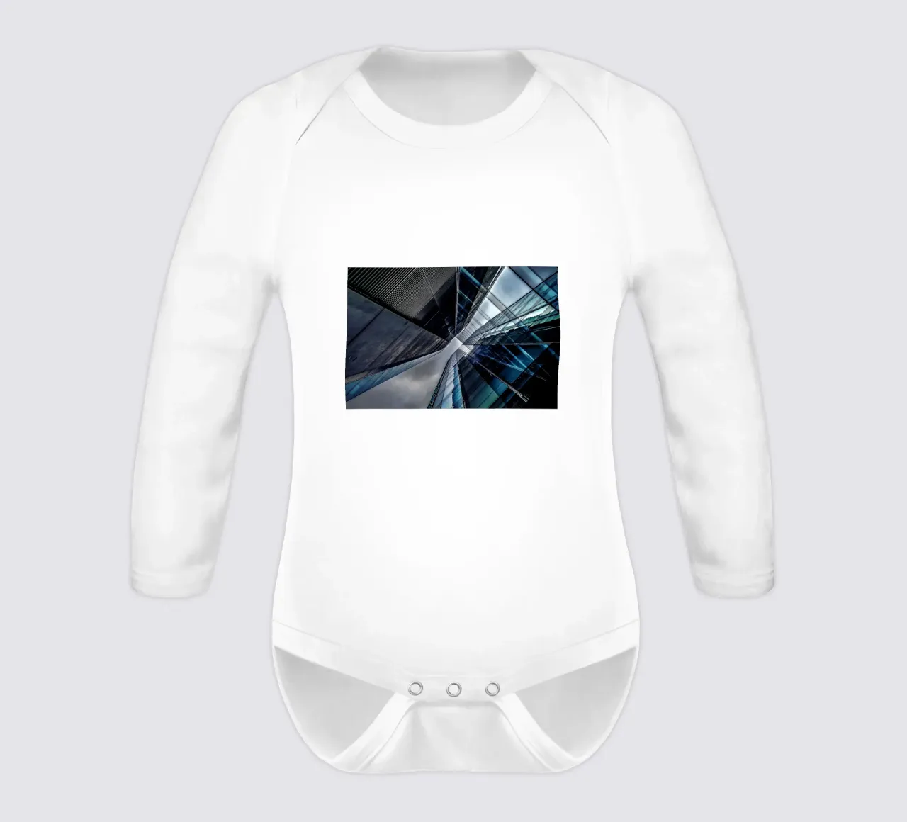 6 Nature long-sleeve baby romper by Bttn
