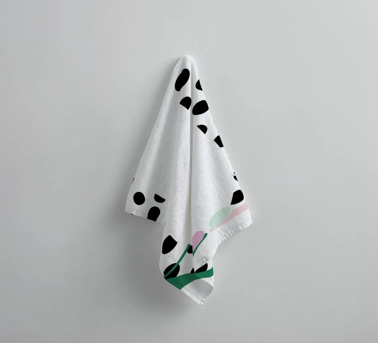 Pom Pom Shoes asciugamano da bagno da Linda Gobeta