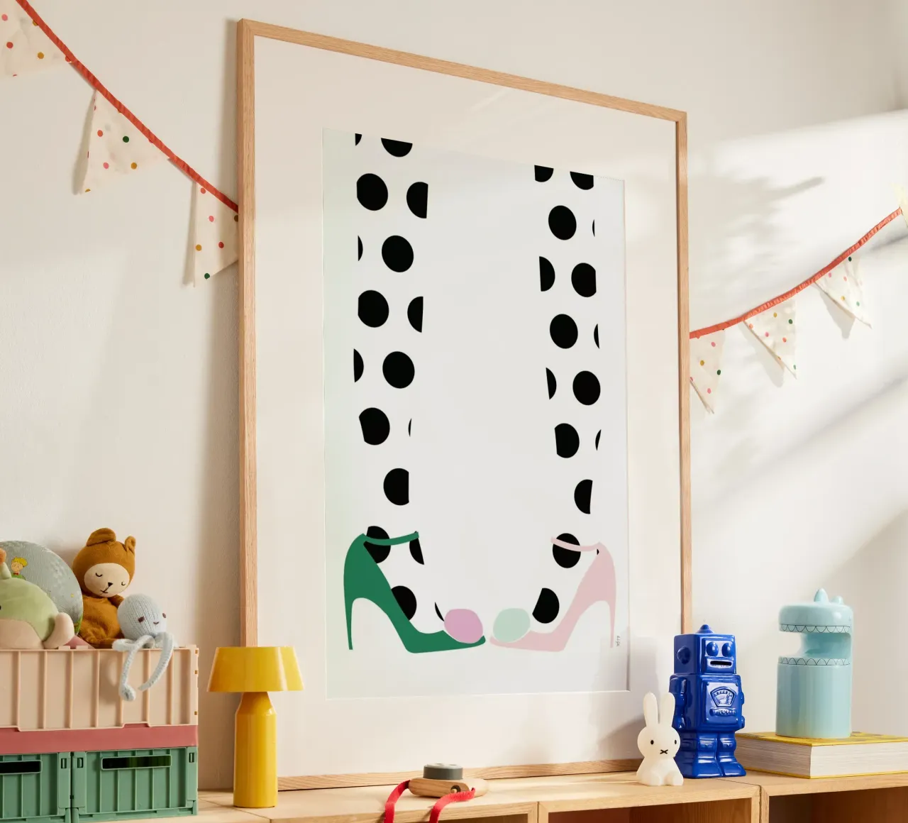 Pom Pom Shoes hahnemühle by Linda Gobeta