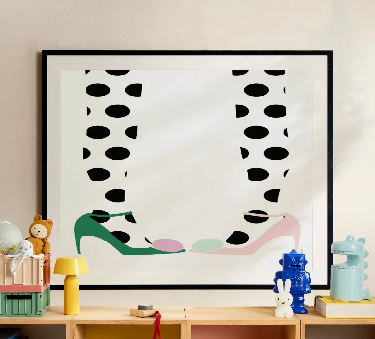 Pom Pom Shoes hahnemühle by Linda Gobeta