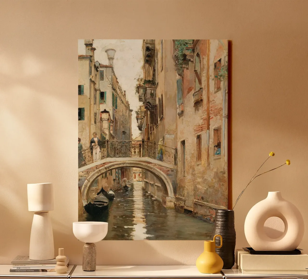 Venice Cityscape tela con Cornice a cassetta da apoloprints