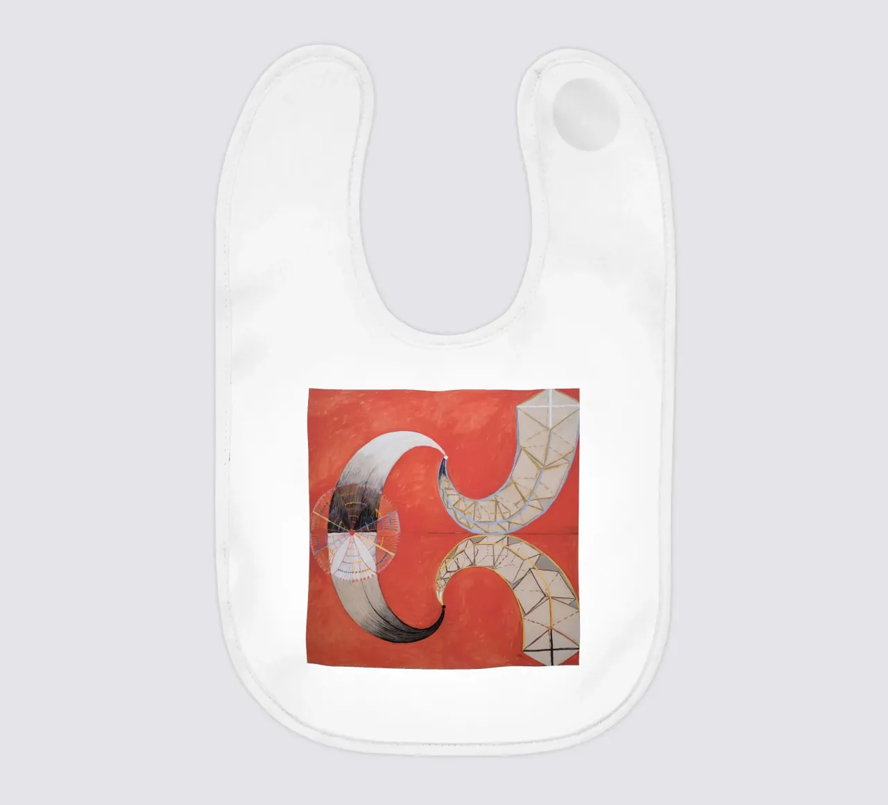 Hilma af Klint - The Swan, No. 09, Group IX-SUW baby bib by William Store