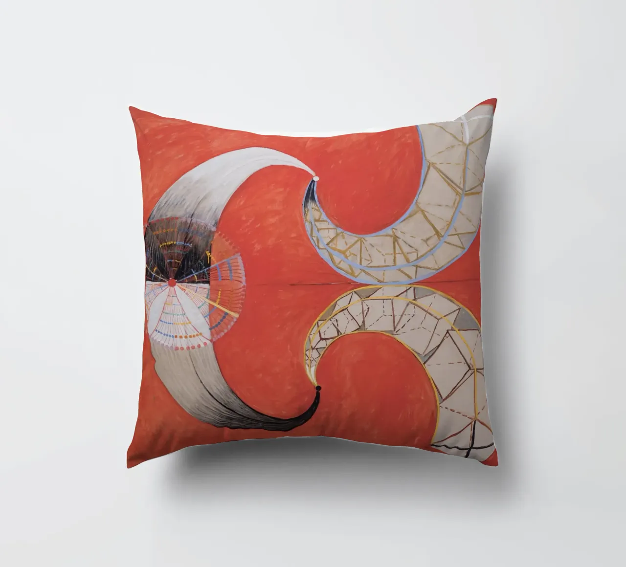 Hilma af Klint - Il Cigno, n. 09, Gruppo IX-SUW cuscino da William Store