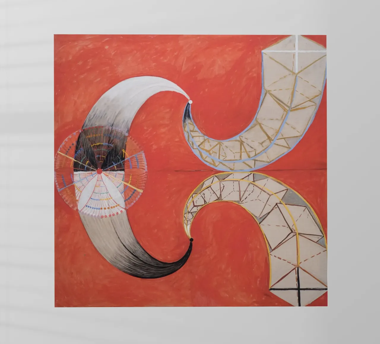 Hilma af Klint - El Cisne, nº 09, Grupo IX-SUW lámina retroiluminada de William Store