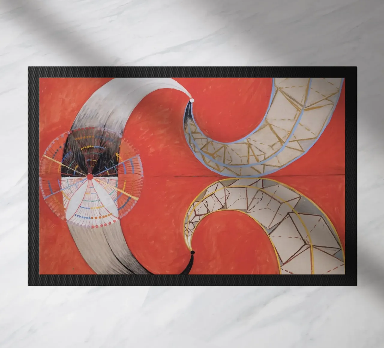 Hilma af Klint - Le Cygne, n° 09, Groupe IX-SUW paillasson de William Store