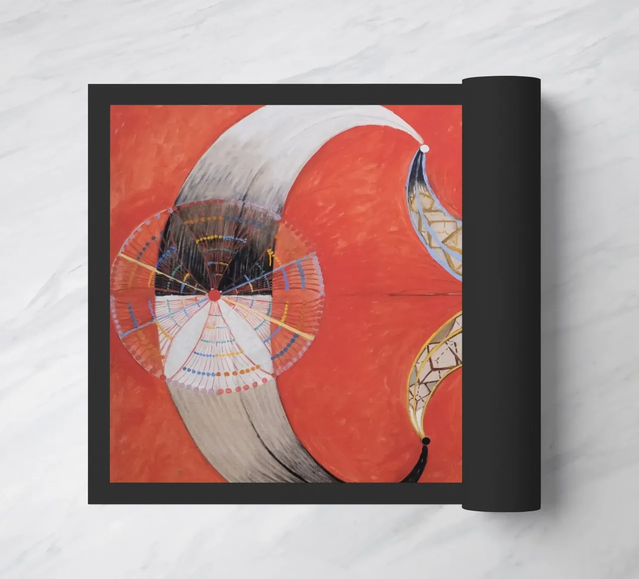 Hilma af Klint - Le Cygne, n° 09, Groupe IX-SUW paillasson de William Store