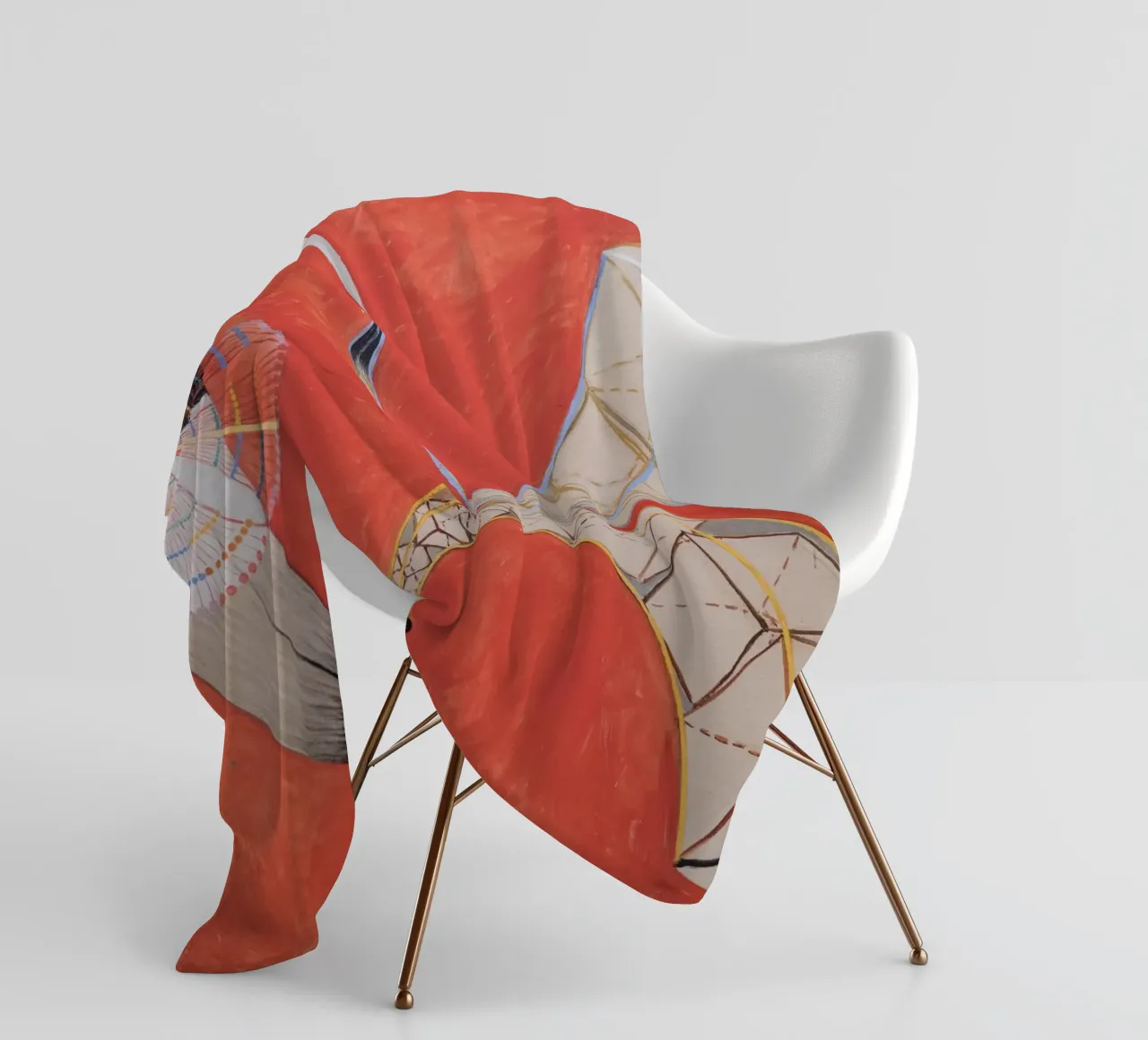Hilma af Klint - Il Cigno, n. 09, Gruppo IX-SUW coperta in pile da William Store
