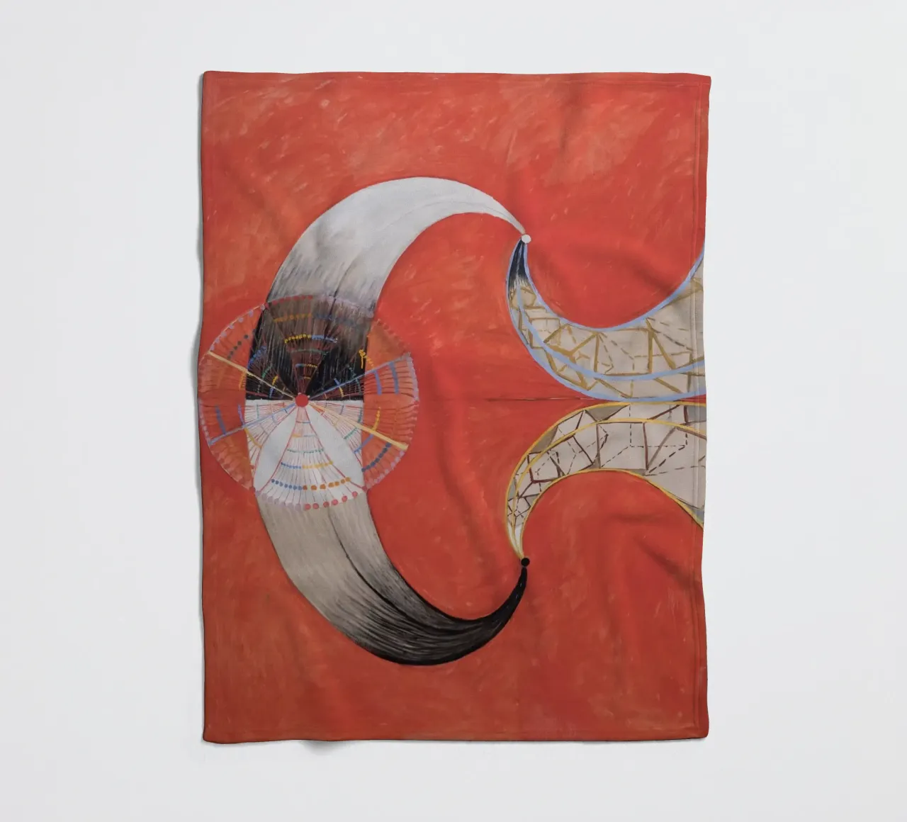Hilma af Klint - El Cisne, nº 09, Grupo IX-SUW manta de franela de William Store