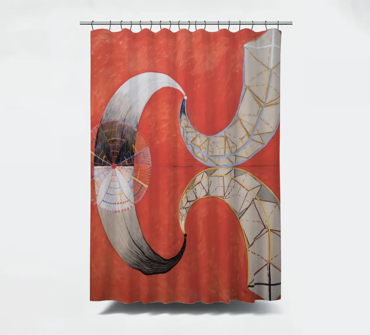 Hilma af Klint - Il Cigno, n. 09, Gruppo IX-SUW tenda da doccia da William Store