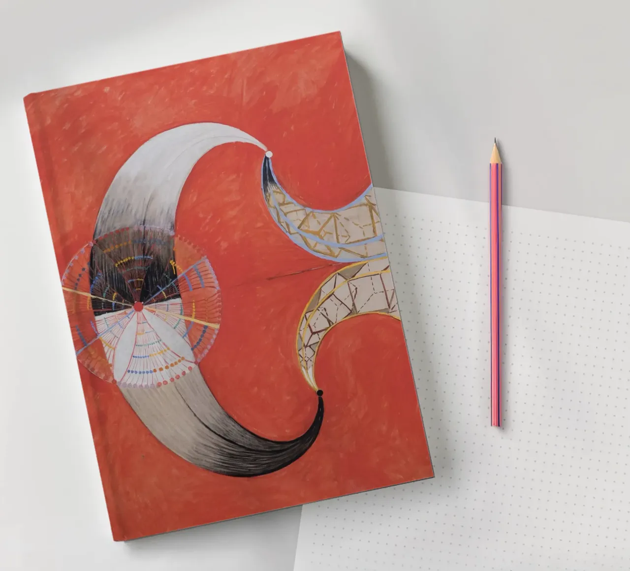 Hilma af Klint - The Swan, No. 09, Group IX-SUW notebook by William Store