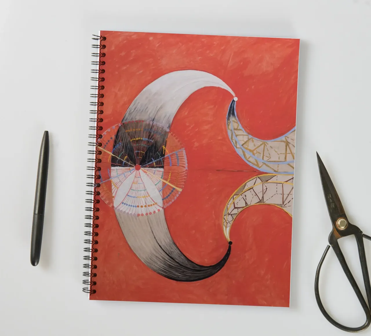 Hilma af Klint - The Swan, No. 09, Group IX-SUW spiral notebook by William Store