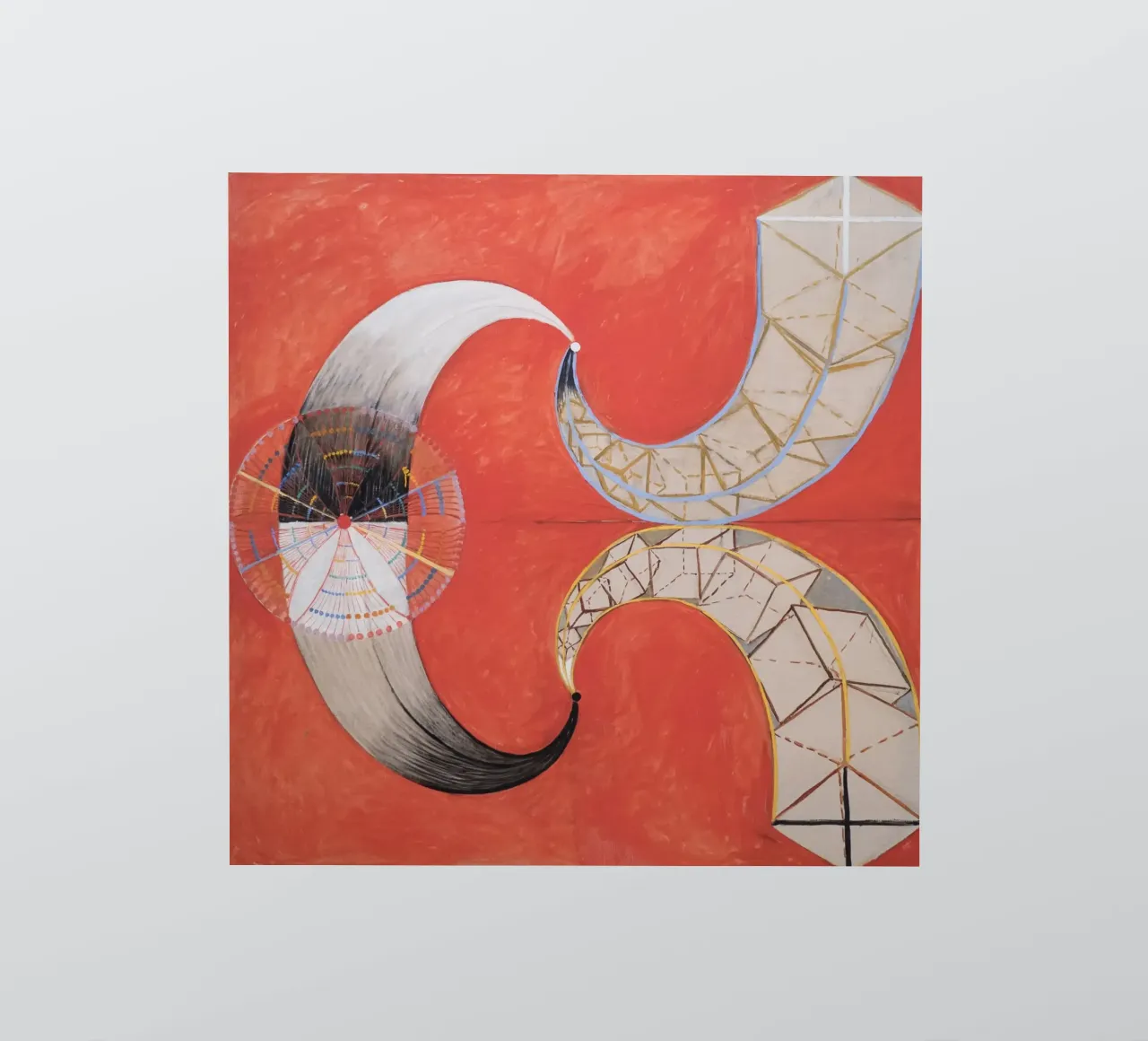 Hilma af Klint - Le Cygne, n° 09, Groupe IX-SUW autocollant de William Store